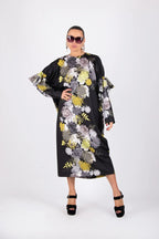 Long Neoprene Winter Dress NOA BF - EUG Fashion