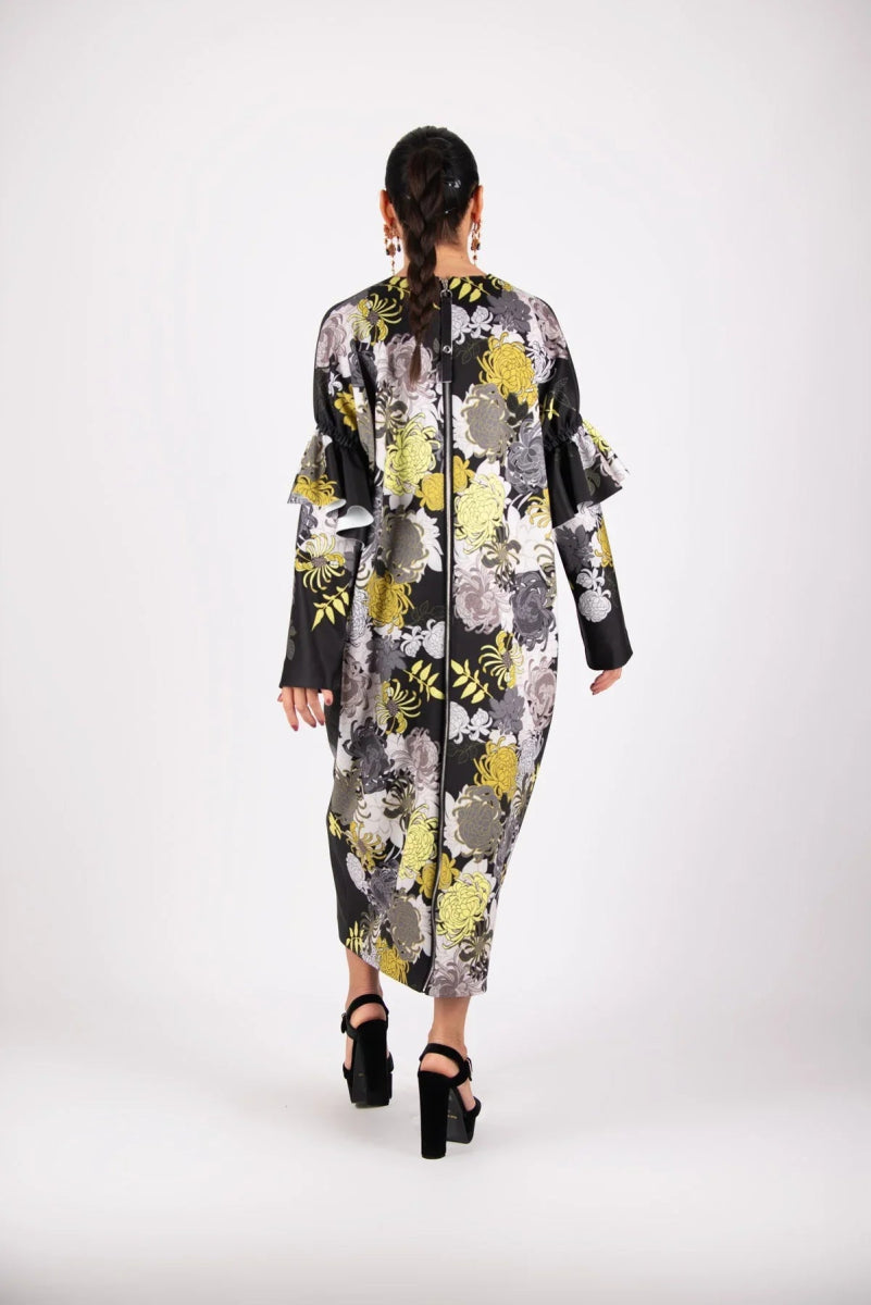 Long Neoprene Winter Dress NOA BF - EUG Fashion