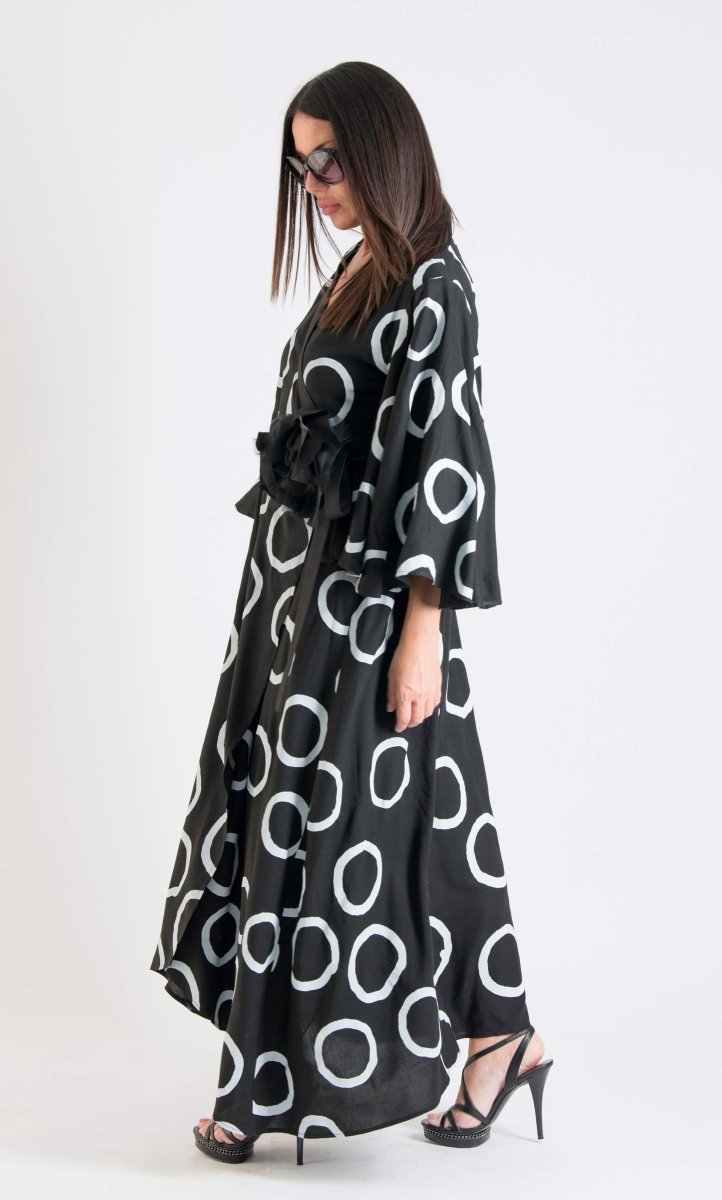 Long Summer Wrap Dress ASTRID - EUG Fashion