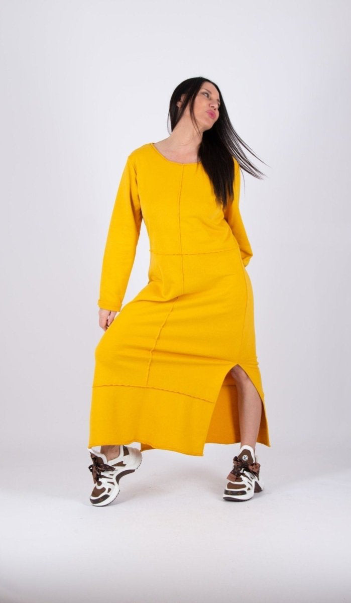 Long Sweatshirt Dress GABRIELLE - EUG Fashion