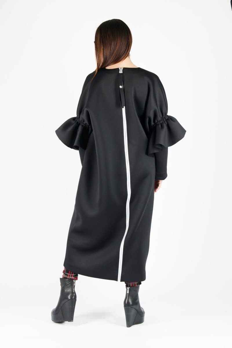 Long Winter Neoprene Dress NOA - EUG Fashion