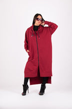 Long Zipper Hoodie TRANI - EUG Fashion