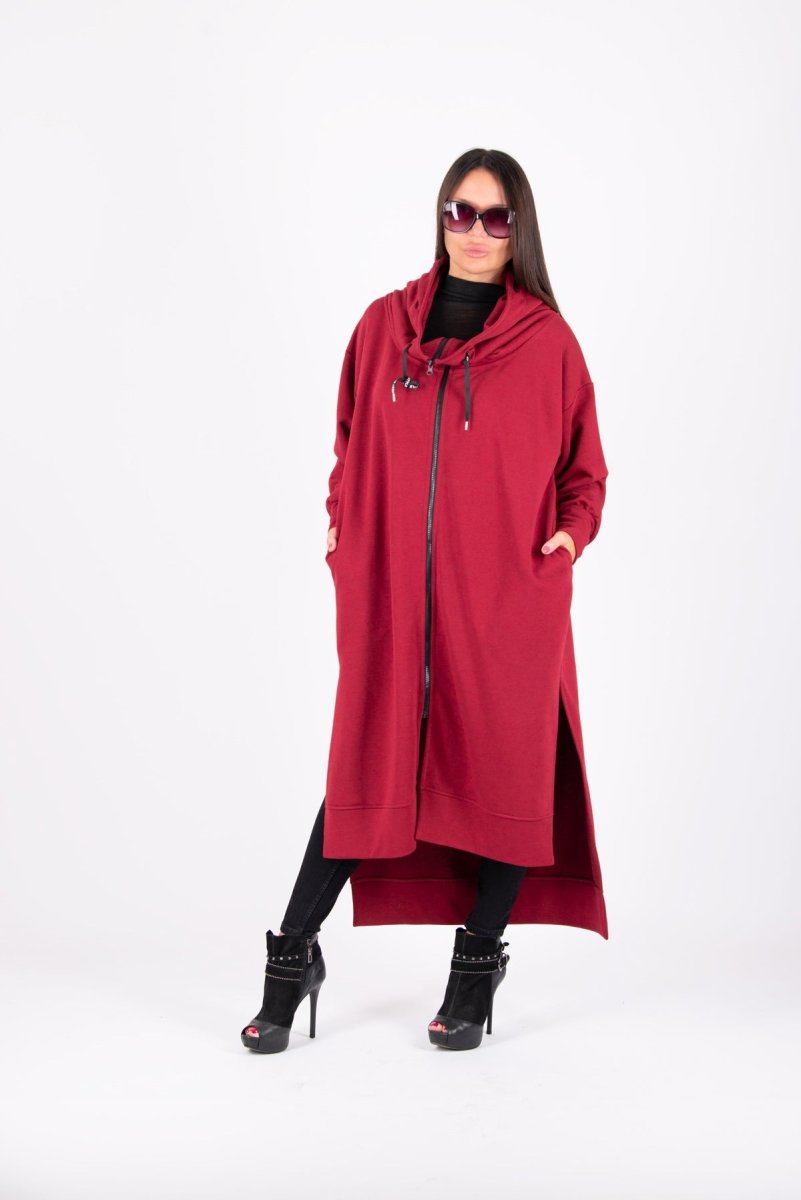 Long Zipper Hoodie TRANI - EUG Fashion