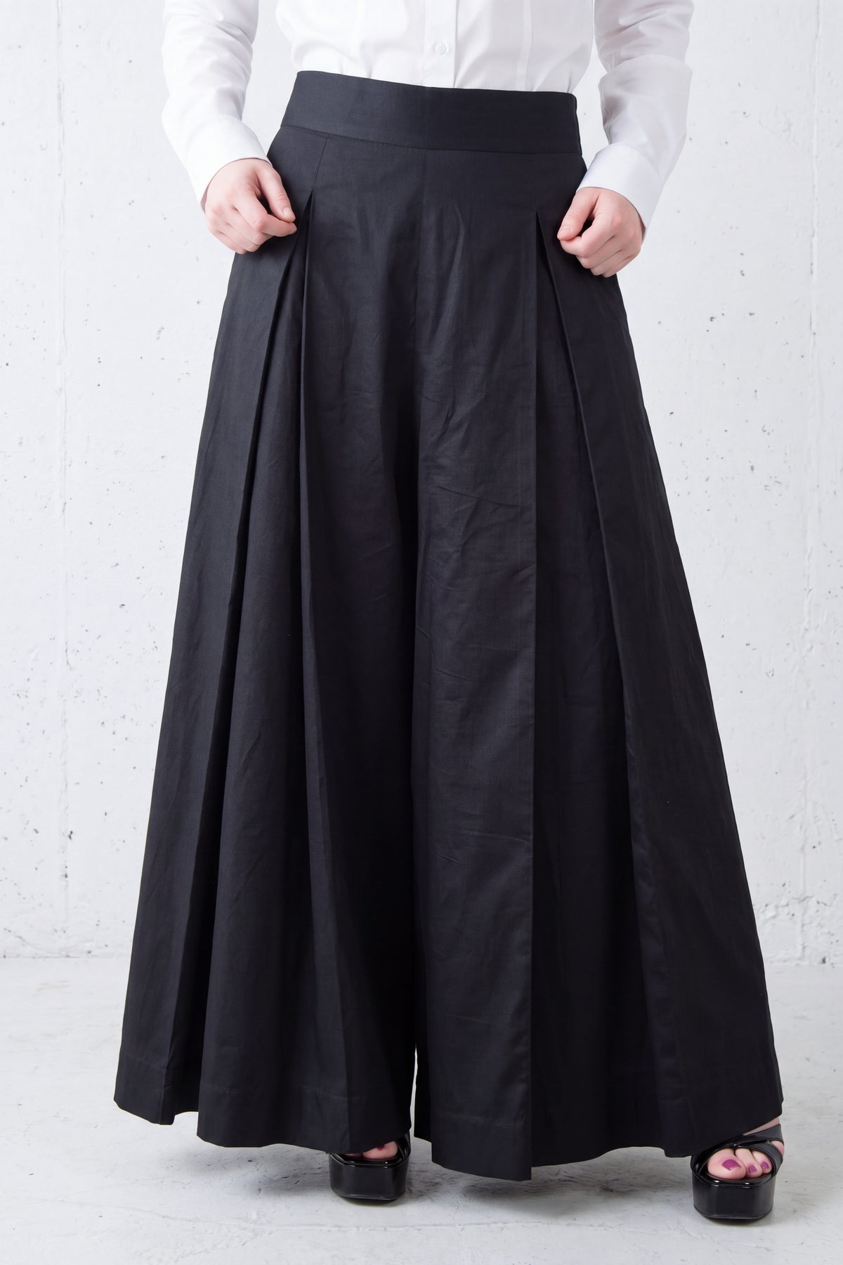 Wide Cotton Pants - Paloma