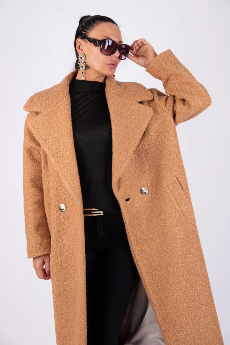 LOOSE AUTUMN WINTER COAT ARLENE BF - EUG Fashion EugFashion 