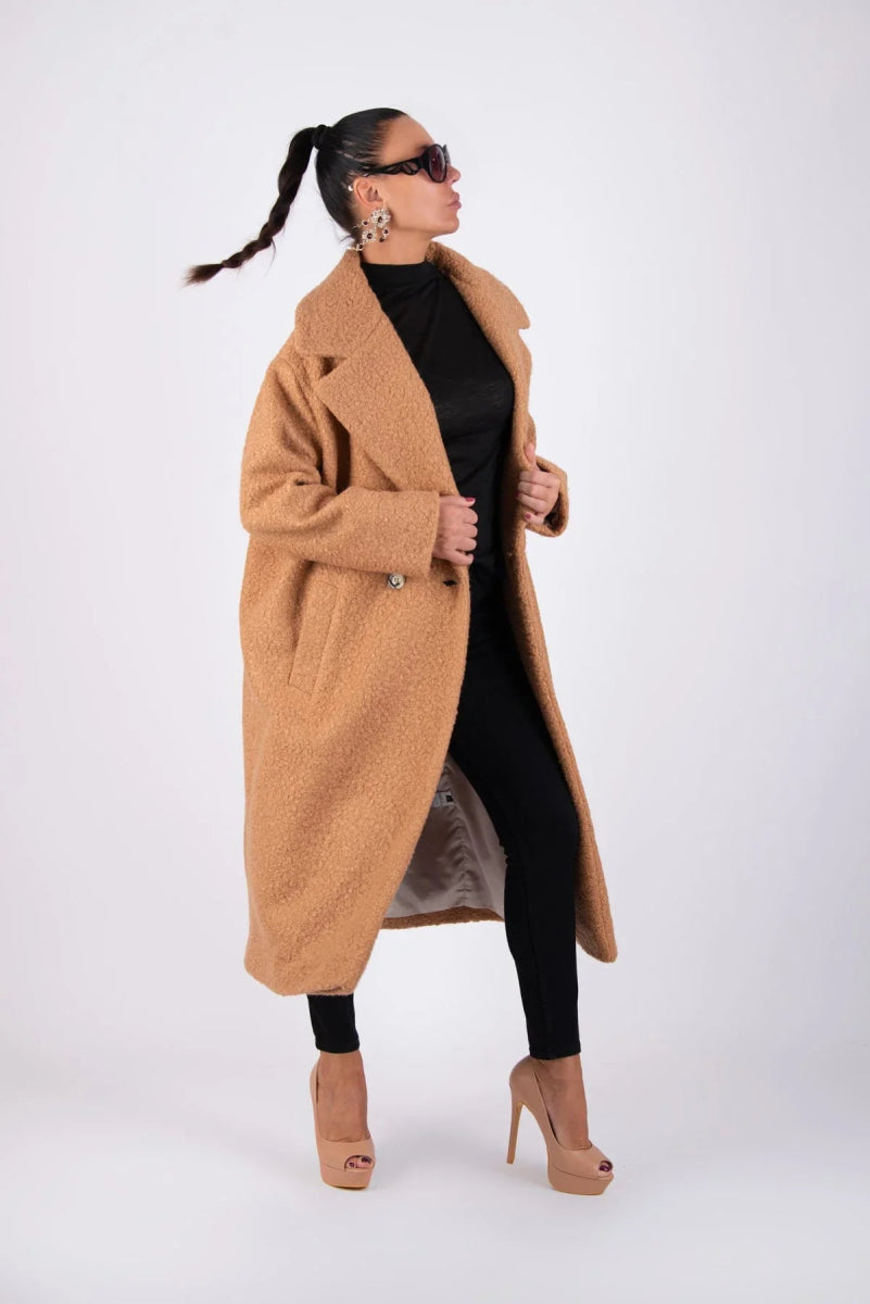 LOOSE AUTUMN WINTER COAT ARLENE BF - EUG Fashion EugFashion 