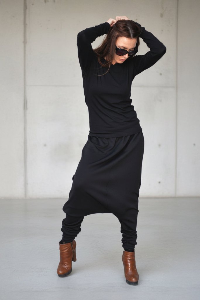 Loose Casual Harem Pants ATILA - EUG Fashion