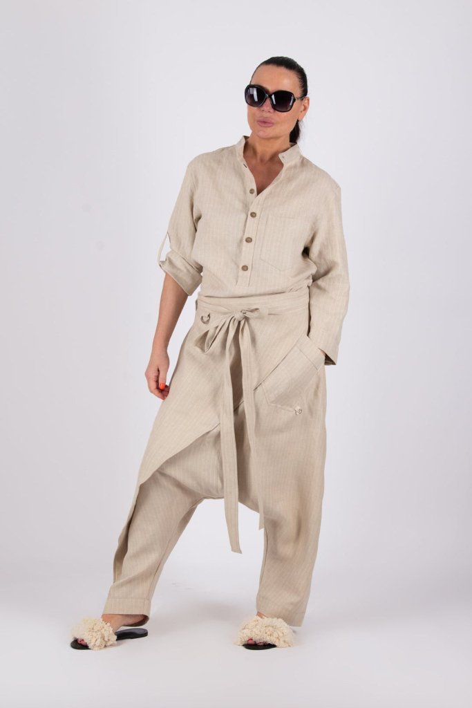 Loose Linen Shirt LESY - EUG Fashion