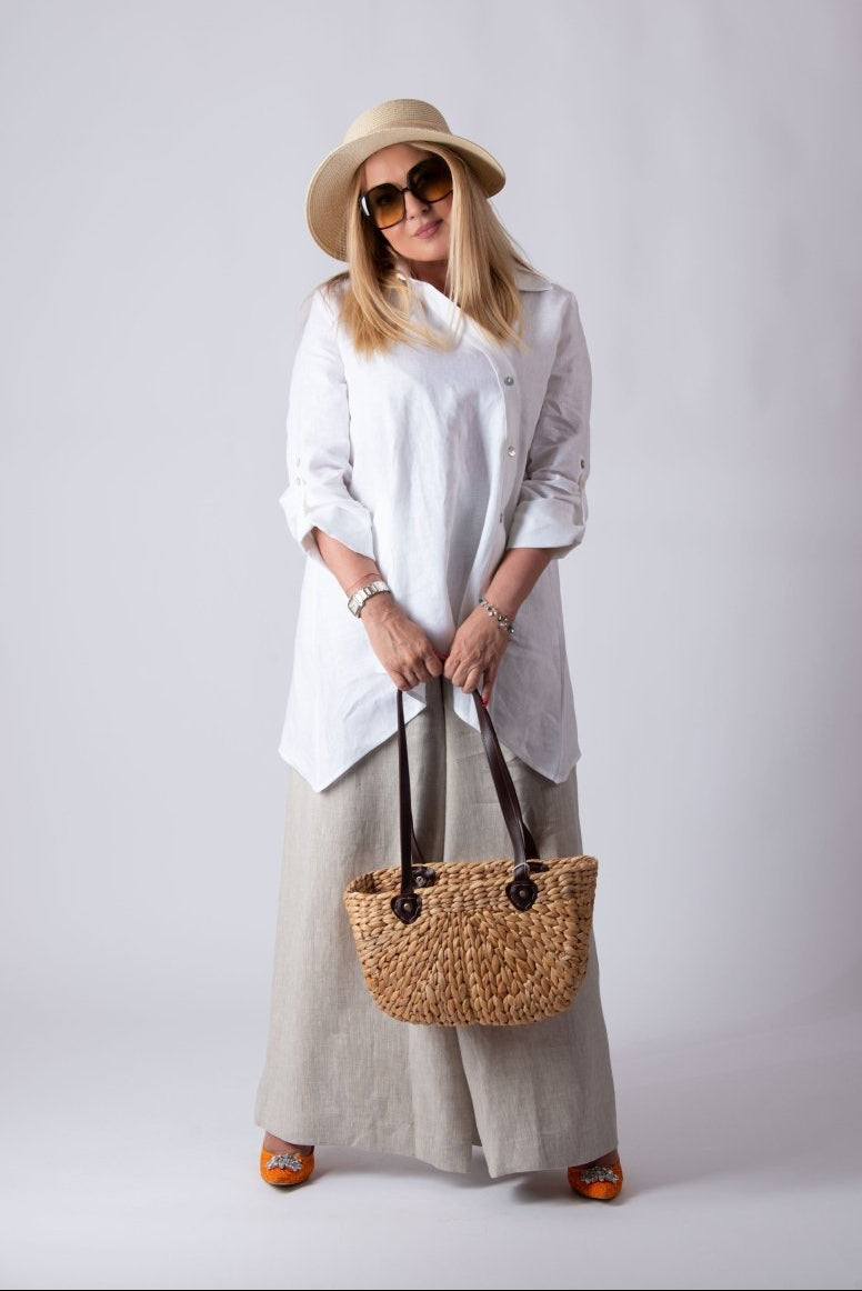 Loose Linen Shirt Palermo - EUG Fashion