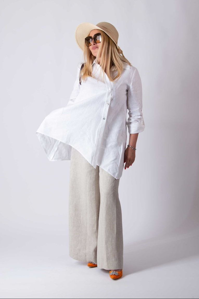Loose Linen Shirt Palermo - EUG Fashion