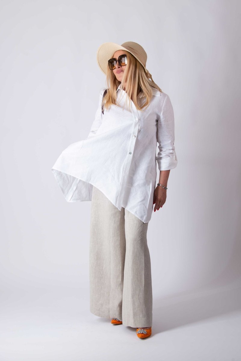 Loose Linen Shirt Palermo - EUG Fashion EugFashion 