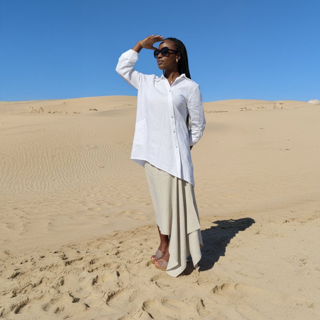Loose Linen Shirt Palermo - EUG Fashion EugFashion 