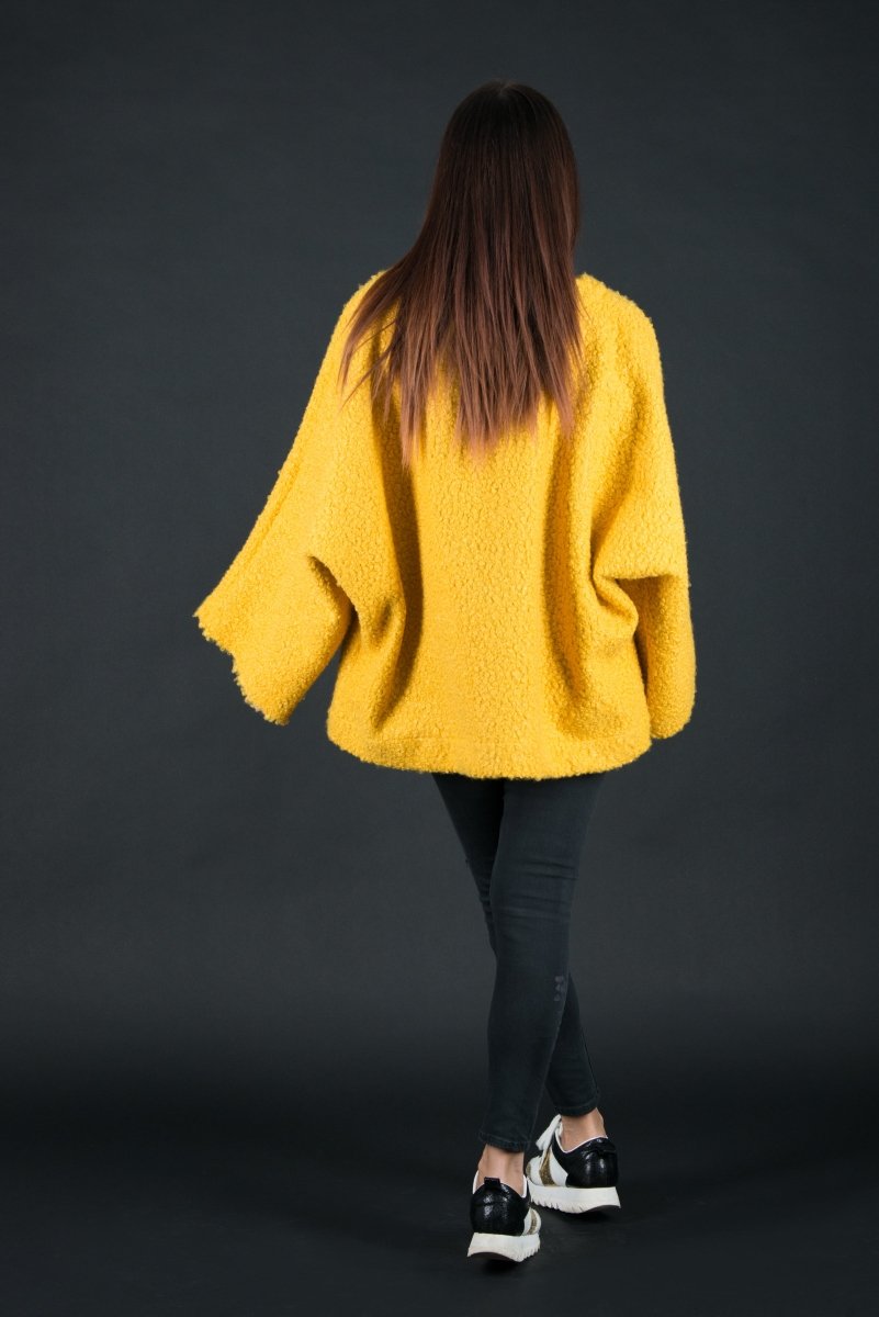 Loose Winter Poncho MAGDALENA - EUG Fashion