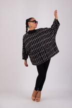 Loose Winter Poncho MAGDALENA - EUG Fashion