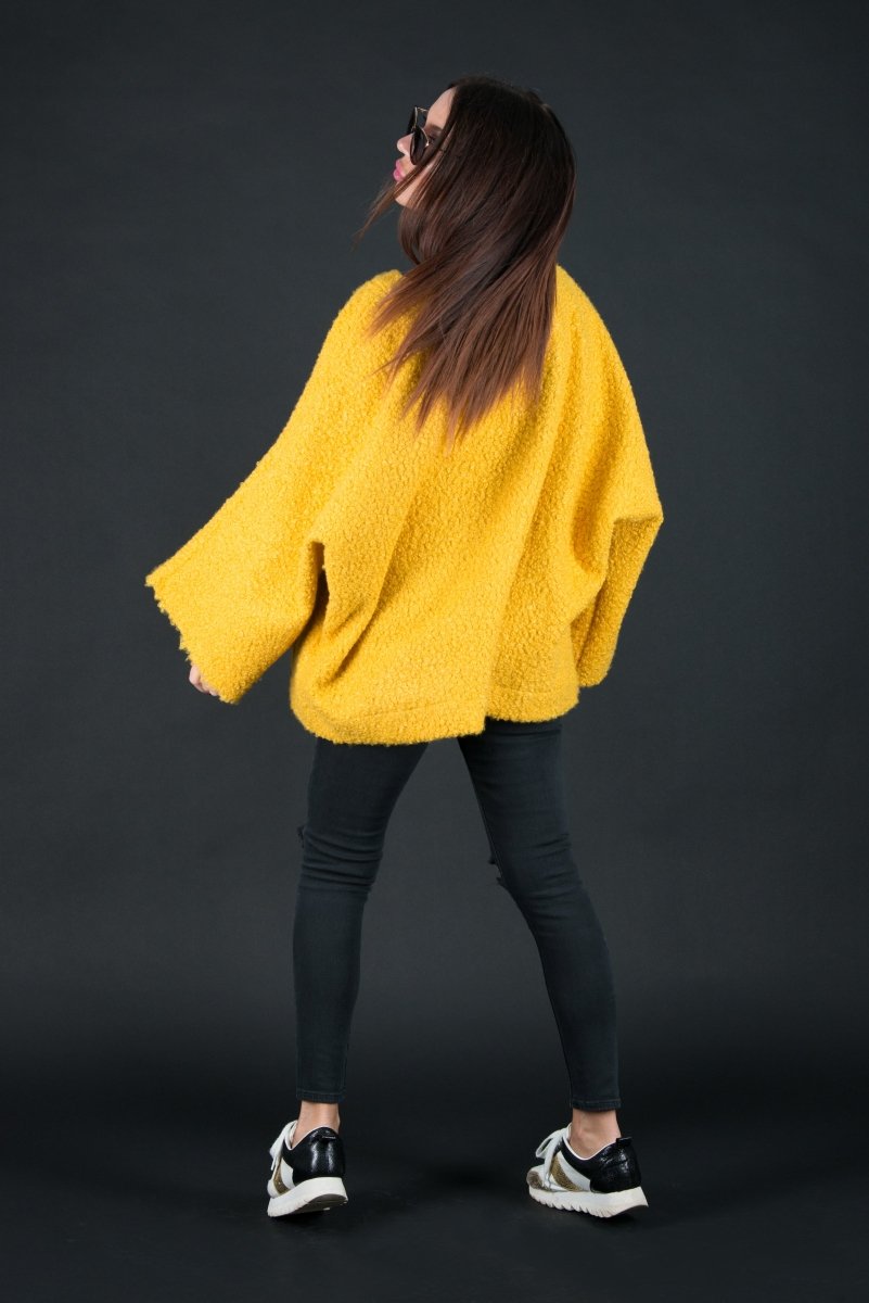 Loose Winter Poncho MAGDALENA - EUG Fashion