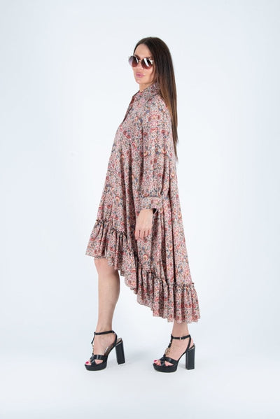 MARTINA Floral Shirtdress ON SALE - EUG FASHION EugFashion 