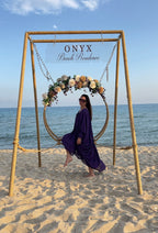 Maxi Purple Caftan PREA - EUG FASHION
