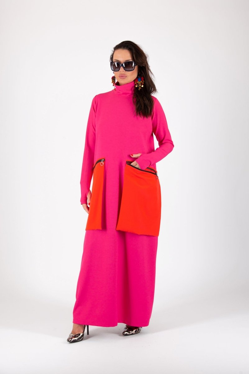 Maxi Turtleneck Dress LENA BF - EUG FASHION EugFashion 