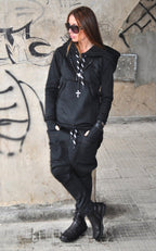 MEGAN Drop Crotch Pants - EUG Fashion