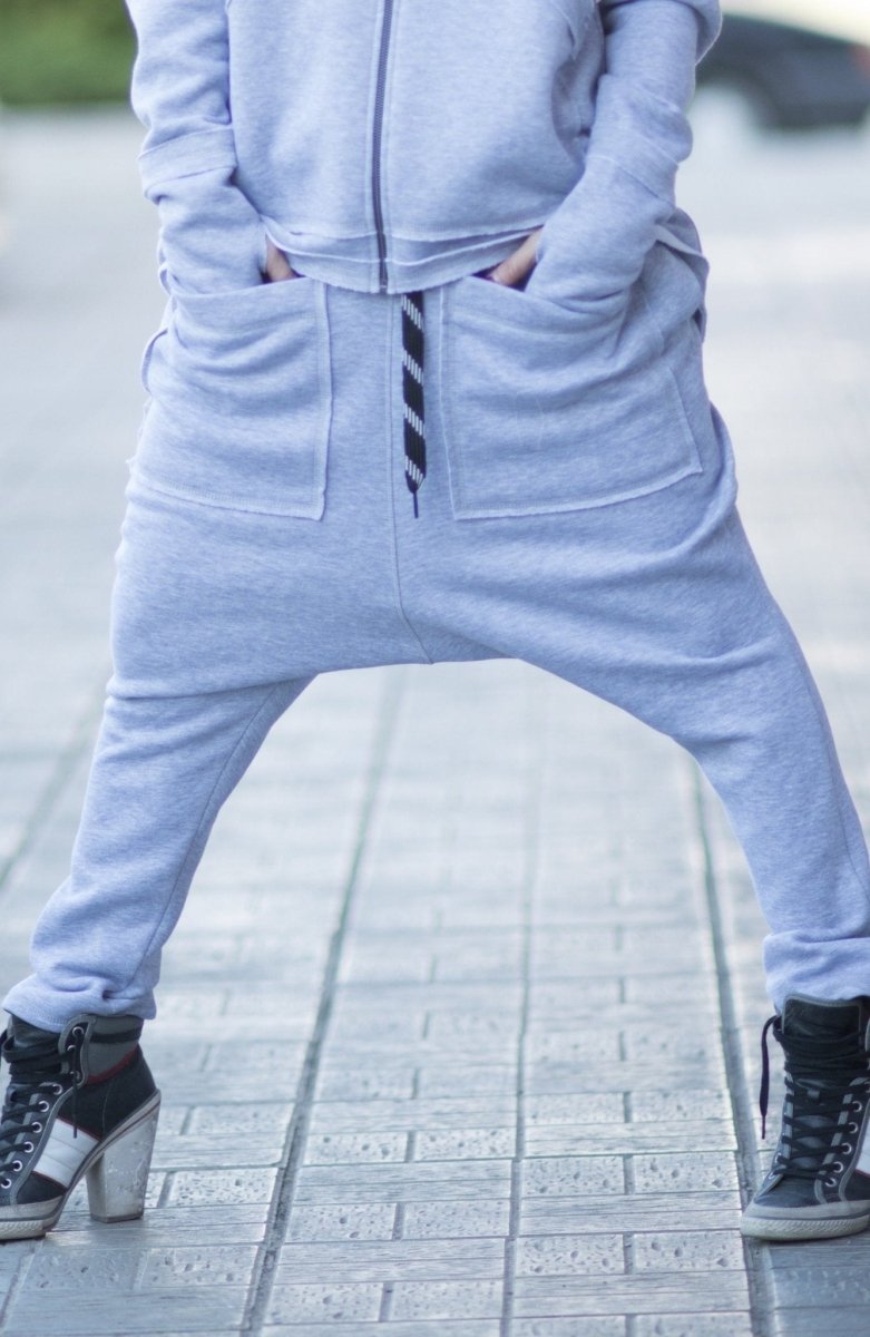 MEGAN Drop Crotch Pants - EUG Fashion