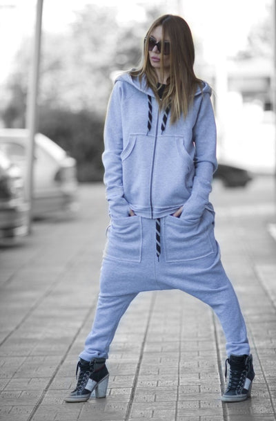 MELL Two pieces Hooded Tracksuit - EUG Fashion EugFashion 