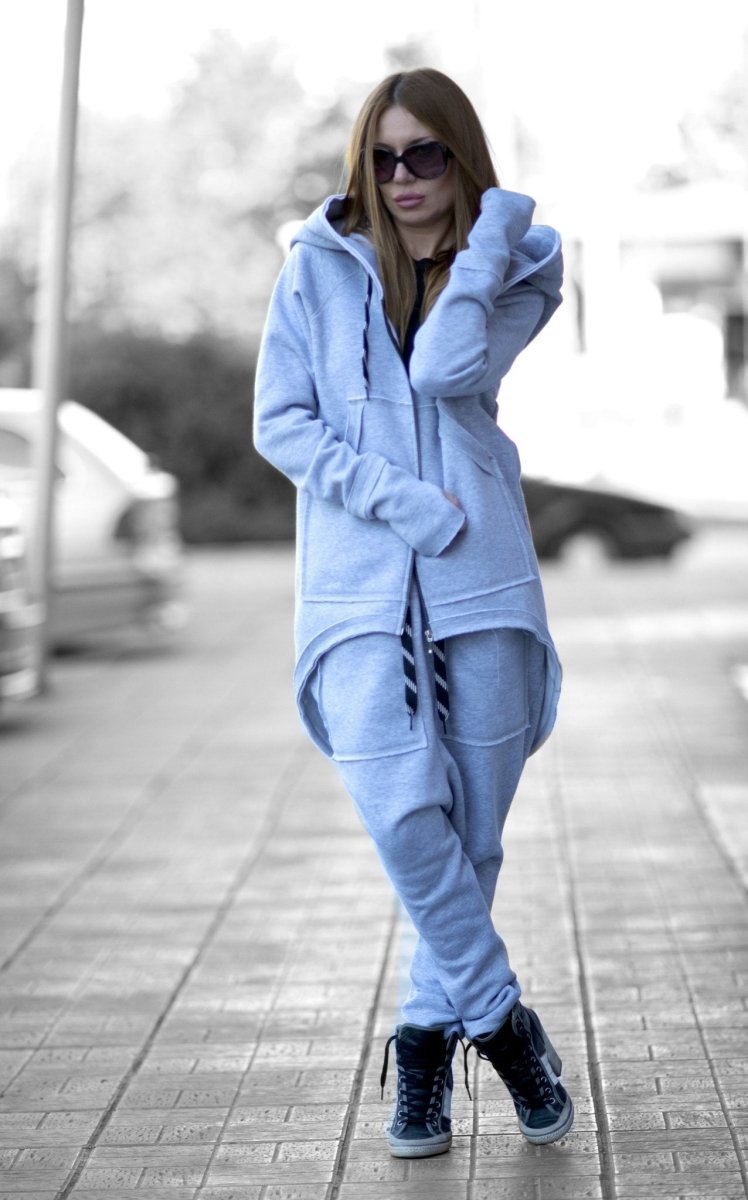 MELL Two pieces Hooded Tracksuit - EUG Fashion EugFashion 