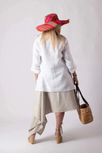 MISY STYLISH LINEN SKIRT - EUG Fashion