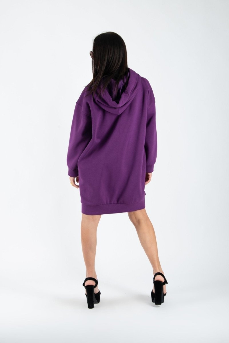 Molly Sweatshirt Hooded Dress SALE - EUG Fashion EugFashion 