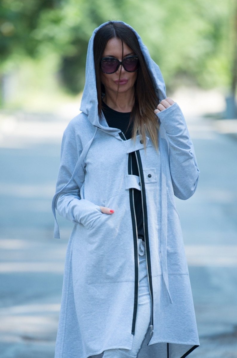 Mustard Hooded Zipper Sport Jacket BRANDY - EUG Fashion