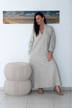 natural-linen-dress #natural