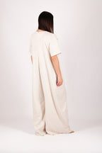 Natural Linen Jumpsuit VALENTIN - EUG Fashion