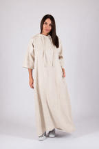 long linen dress