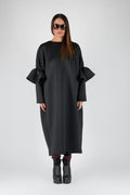 neorene-dress-long - EUG fashion #black