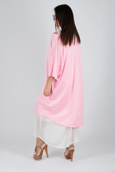 ODILE Pink Summer Dress in 2 parts on SALE - EUG Fashion EugFashion 