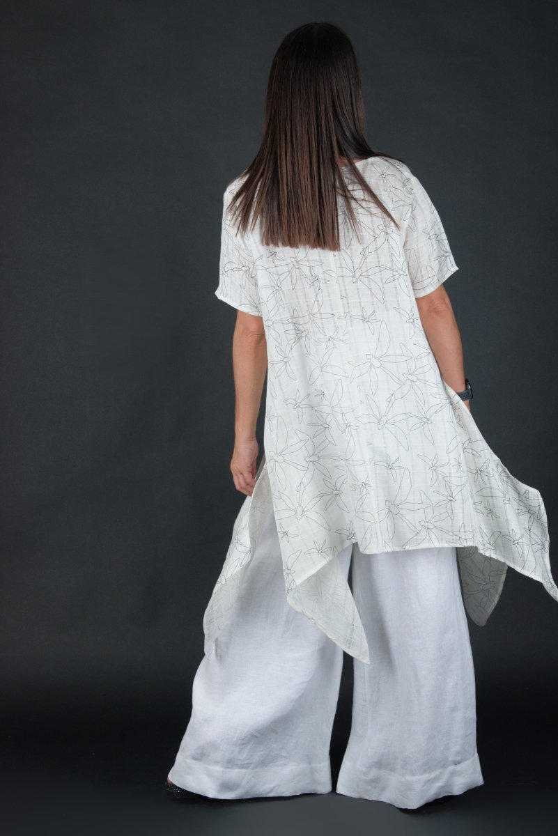 Off White Linen set CAROLINE - EUG FASHION EugFashion 