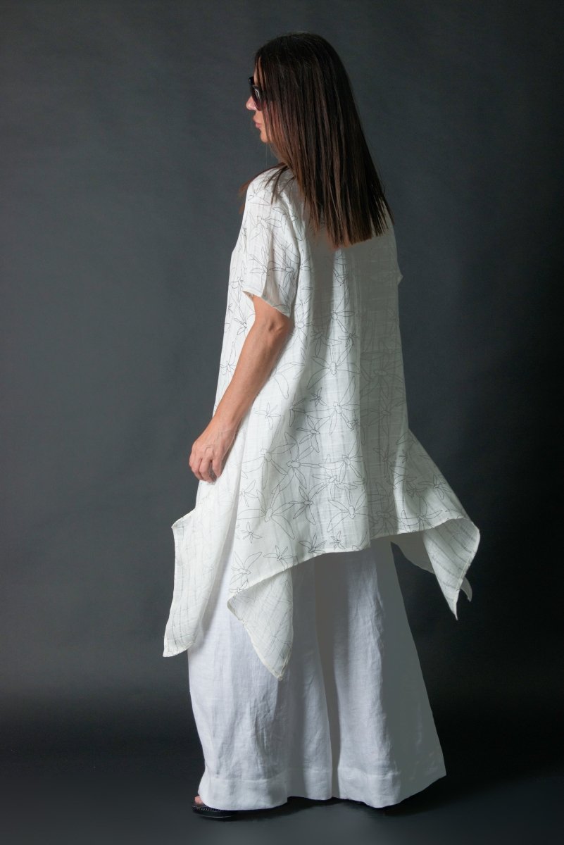 Off White Linen set CAROLINE - EUG Fashion