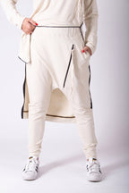 off white harem pants