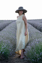 Linen One-Shoulder Dress - Tiffany