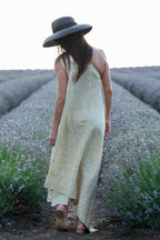Linen One-Shoulder Dress - Tiffany