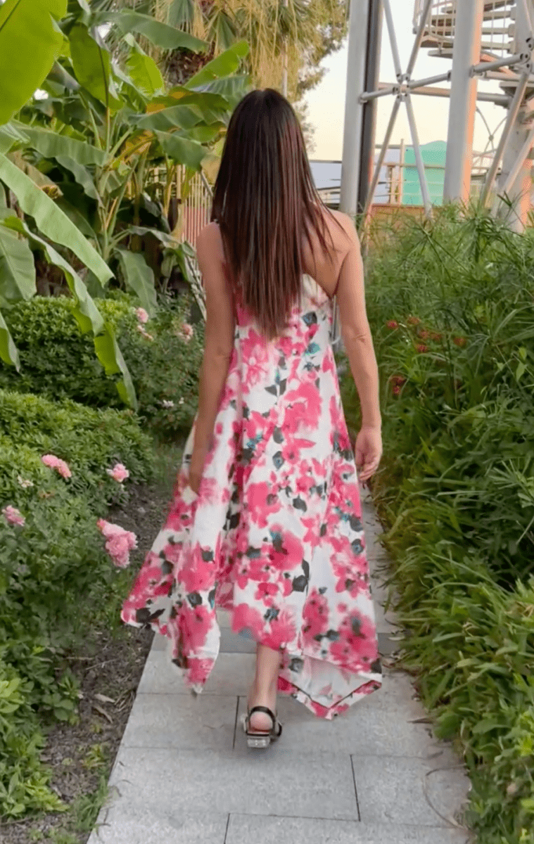 One Shoulder Linen Dress TIFFANY One Shoulder Linen Dress TIFFANY