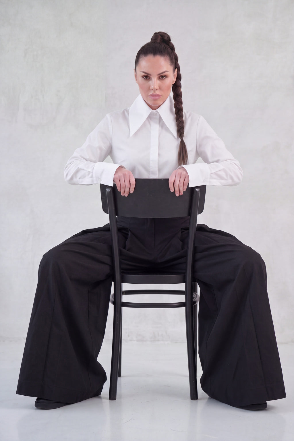 Wide Cotton Pants - Paloma