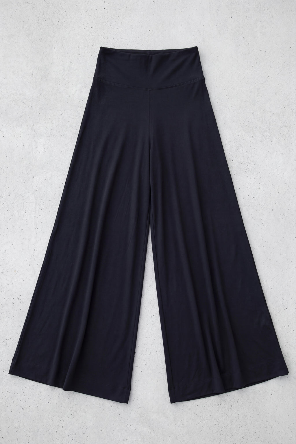 black woman jersey wide leg pants - EUG fashion