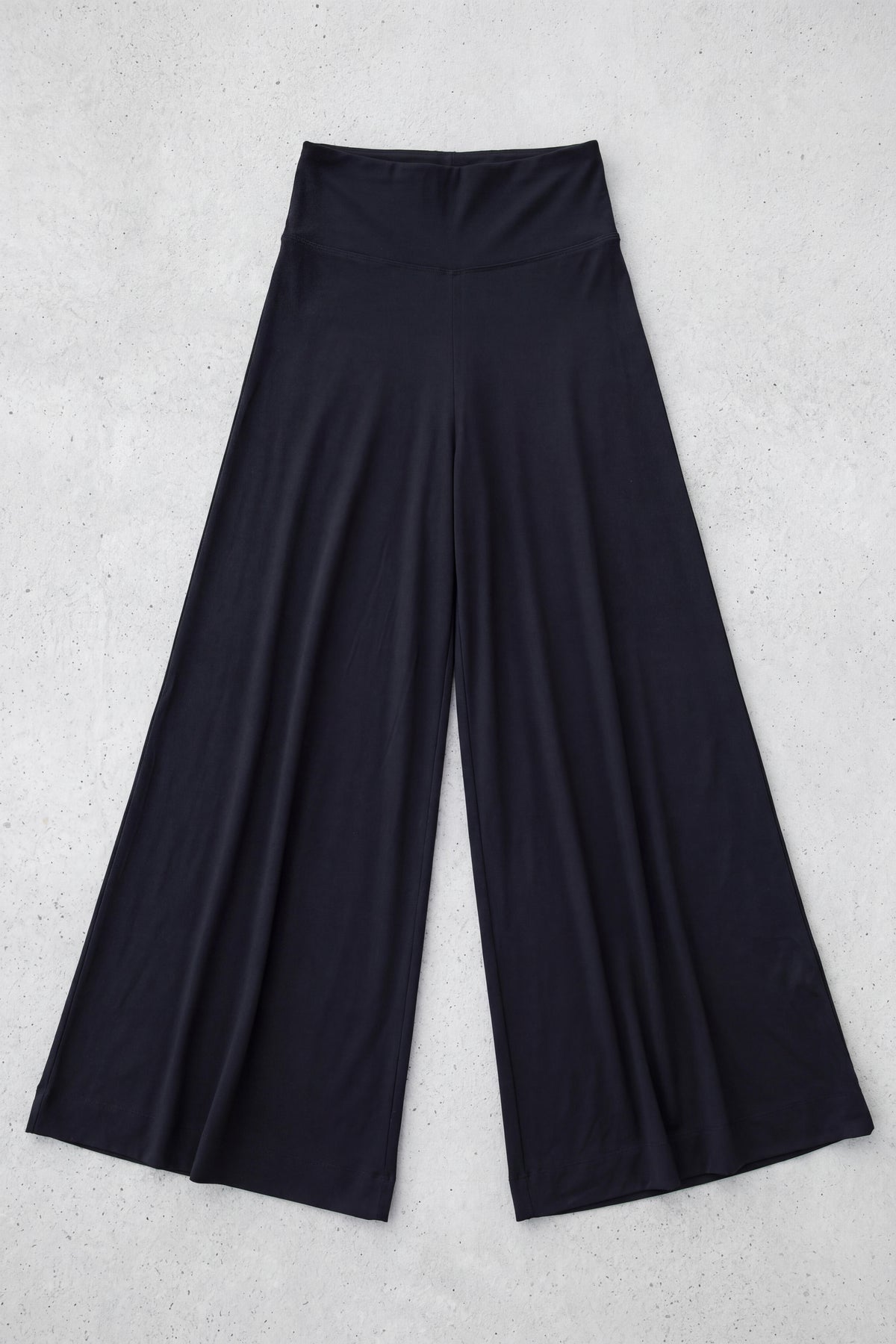 black woman jersey wide leg pants - EUG fashion
