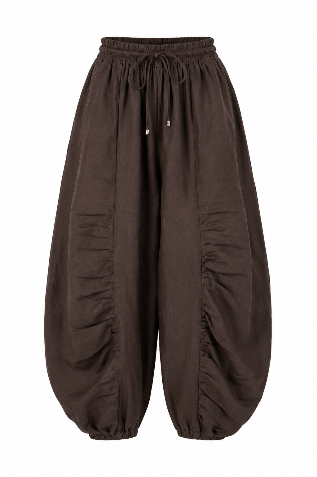 linen brown pants