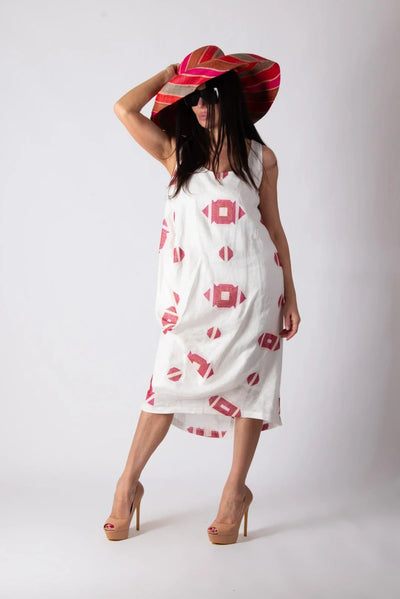 PARIS Loose Linen summer Dress - EUG FASHION EugFashion 