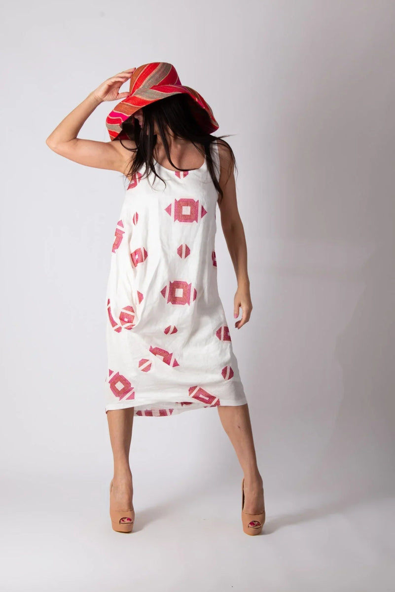 PARIS Loose Linen summer Dress - EUG FASHION EugFashion 