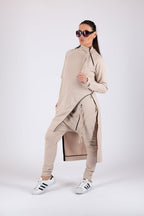 Pink Cotton Sweatshirt Gloria - EUG Fashion