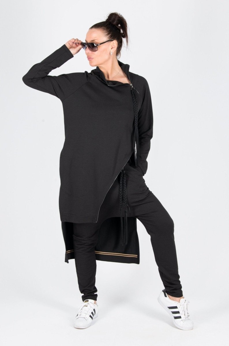 Pink Cotton Sweatshirt Gloria - EUG Fashion