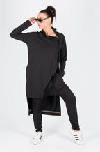 Pink Cotton Sweatshirt Gloria - EUG Fashion