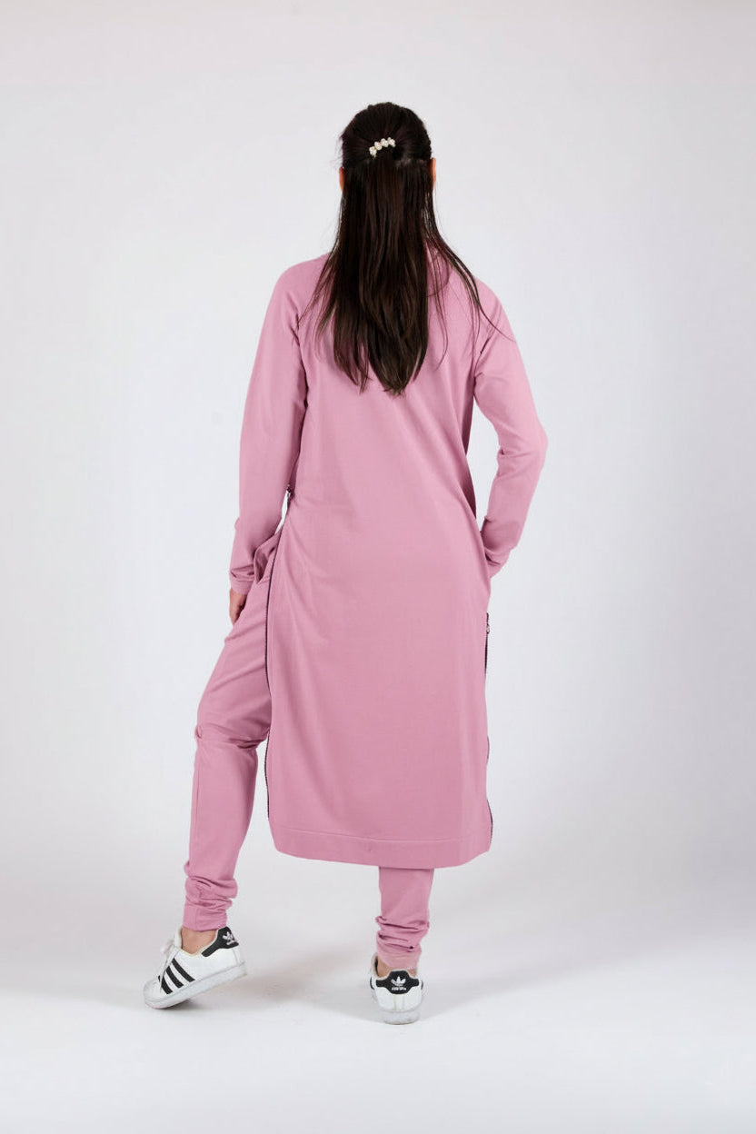 baby pink cotton sweatshirt gloria